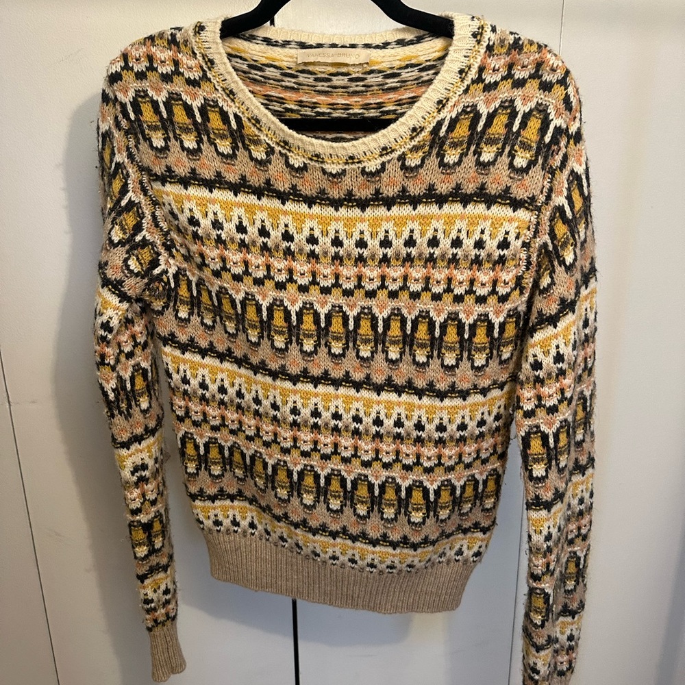 Vanessa Bruno Multicolor Patterned Sweater